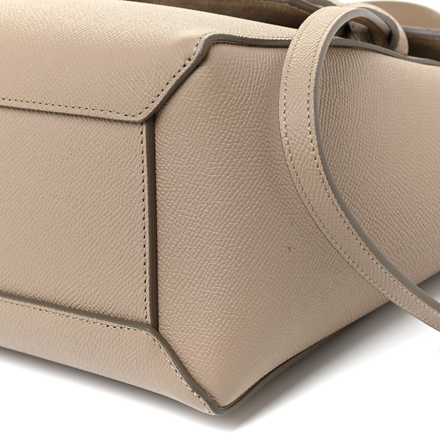 Celine Grained Calfskin Micro Belt Bag Light Taupe 10 of 15