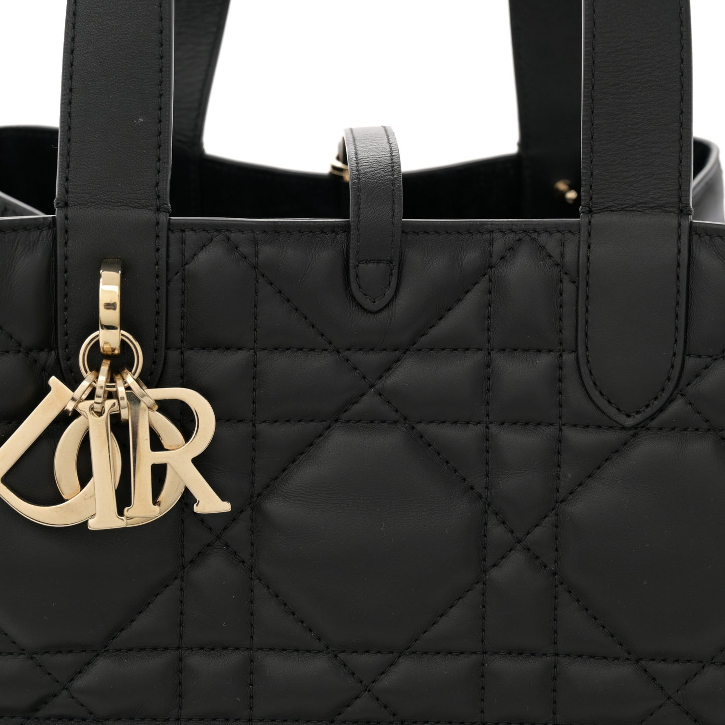 Calfskin Macrocannage Medium Toujours Black