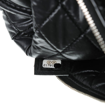 Chanel Patent Quilted Small Cosmetic Case Black 7 of 7