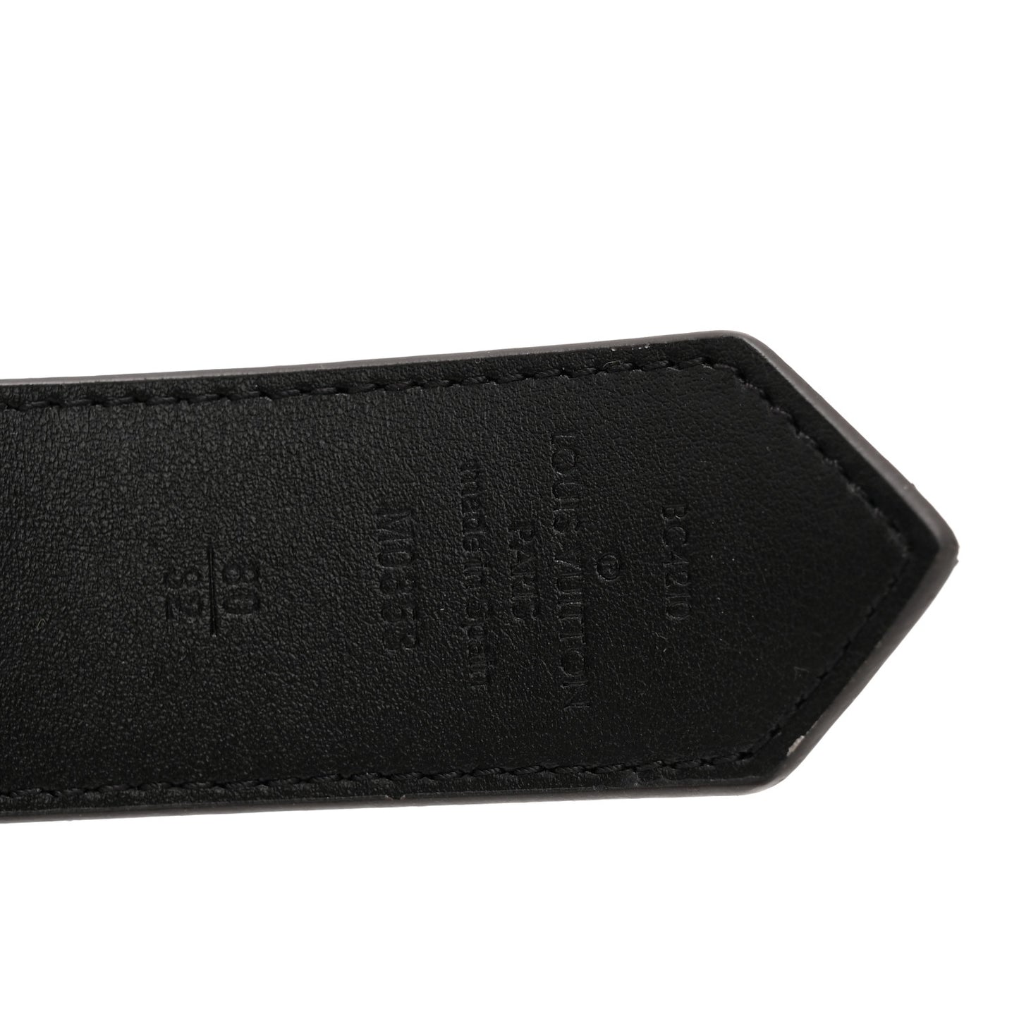 Monogram Calfskin 35mm LV Circle Reversible Belt 80 32 Black
