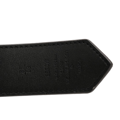 Louis Vuitton Monogram Calfskin 35mm LV Circle Reversible Belt 80 32 Black 4 of 4