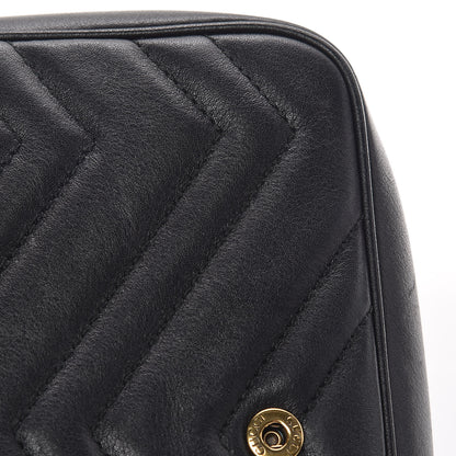 Gucci Calfskin Matelasse Super Mini GG Marmont Shoulder Bag Black 14 of 15