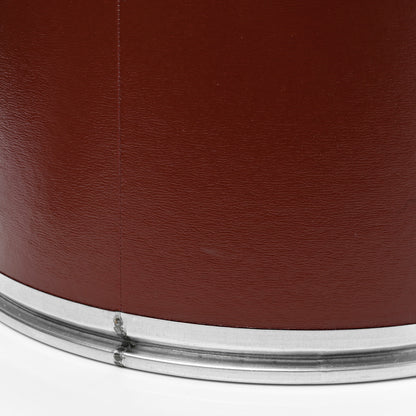Hermes Kraft Paper Metal Canvas Saddle Box Rouge H 12 of 12