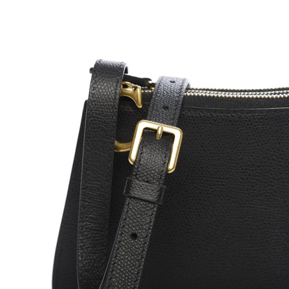 Christian Dior Grained Calfskin Saddle Pouch With Strap Black 11 of 11