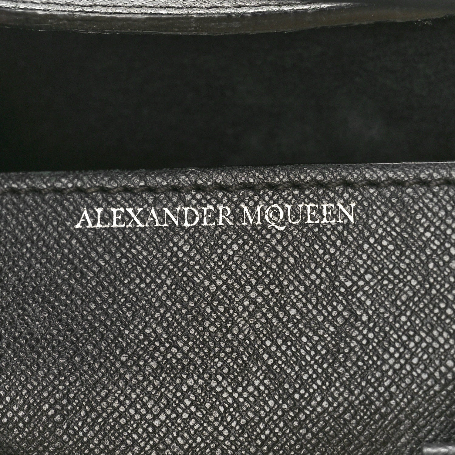 Alexander McQueen Grained Calfskin Small Heroine Black 6 of 9