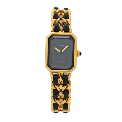 Chanel Stainless Steel Lambskin 20mm Chain Premiere Quartz Watch Gold 1 of 4