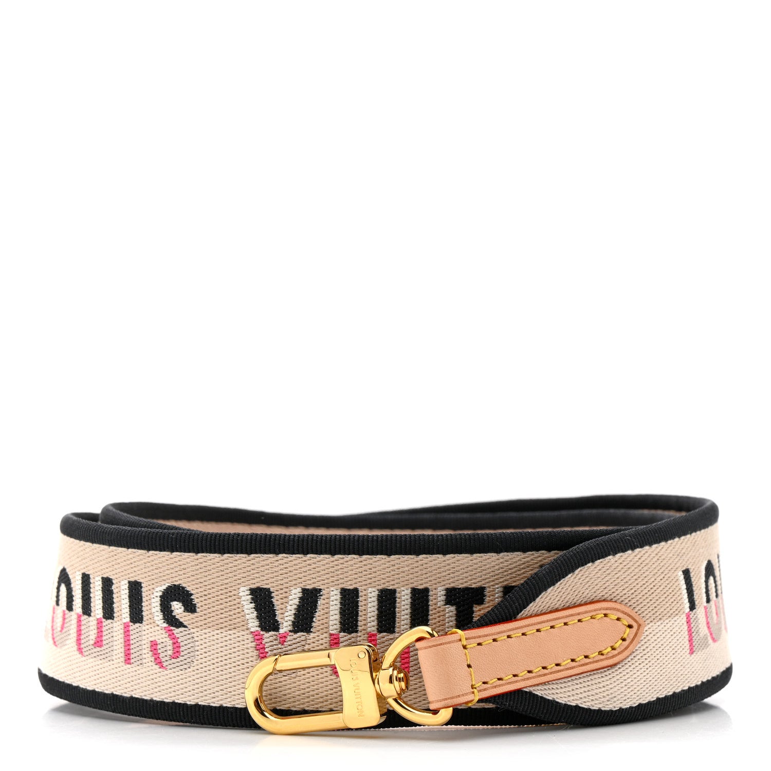 Louis Vuitton Jacquard Diane Shoulder Strap Black 1 of 3