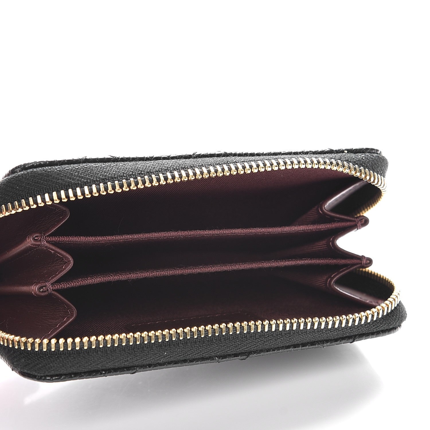 Chanel Caviar Quilted Zip Coin Purse Black 5 of 7