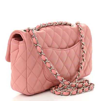 Chanel Lambskin Quilted East West Flap Pink 3 of 10