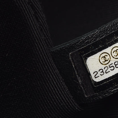 Chanel Calfskin Stitched Large Straight Lines Shopping Tote Black 10 of 11