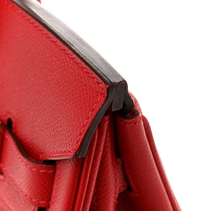 Hermes Epsom Birkin 30 Rouge Casaque 11 of 15
