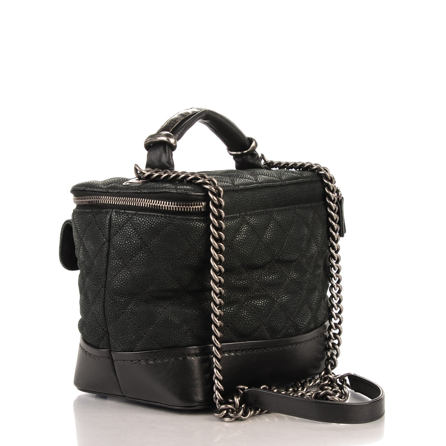 Chanel Iridescent Grained Calfskin Globe Trotter Vanity Case 3 of 8