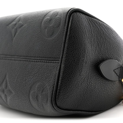 Louis Vuitton Empreinte Monogram Giant Speedy Bandouliere 20 Black 9 of 11