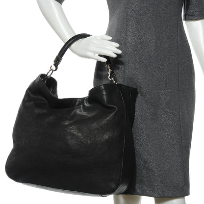 Saint Laurent Leather Large Roady Hobo Black 2 of 7