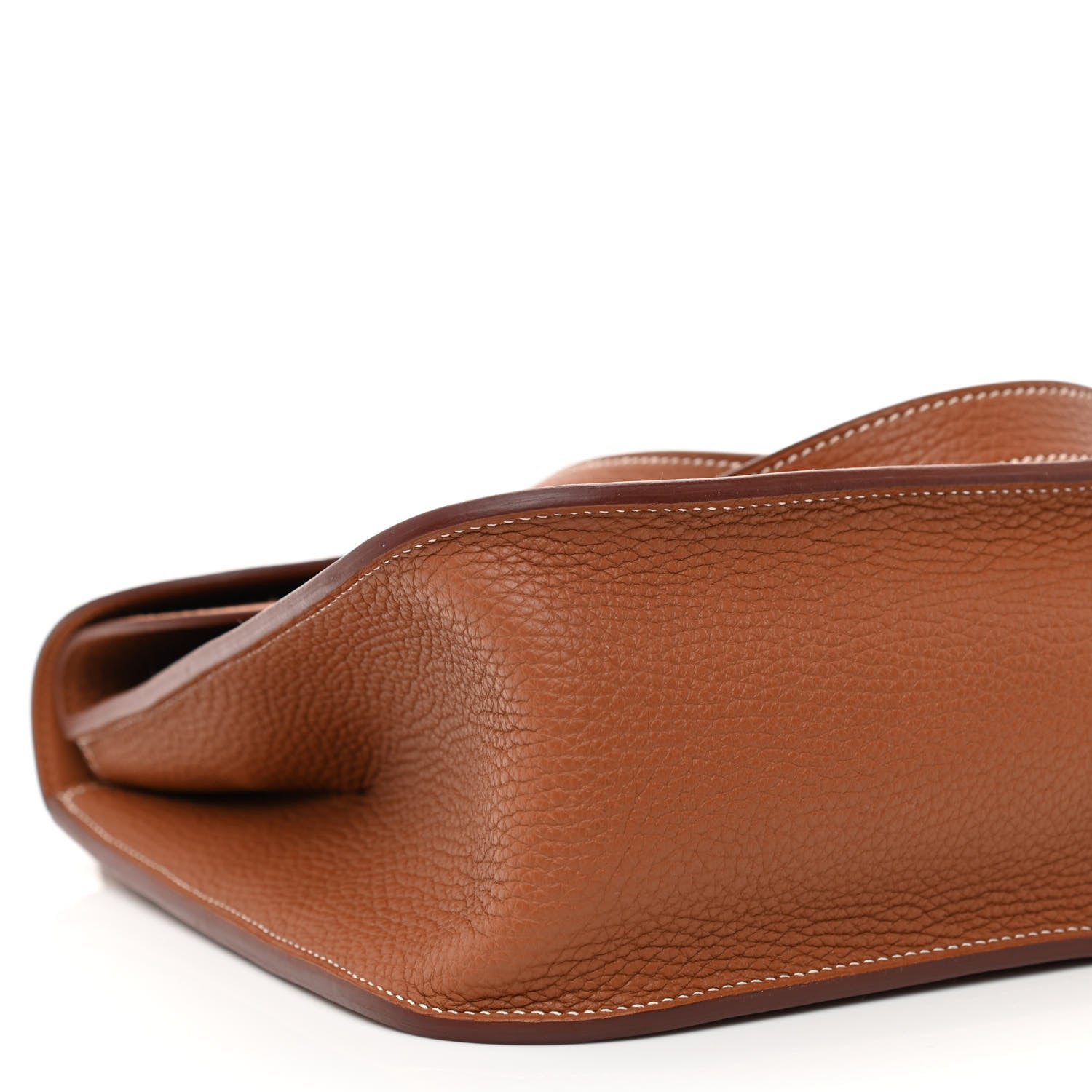 Hermes Taurillon Clemence Halzan 31 Gold 10 of 12