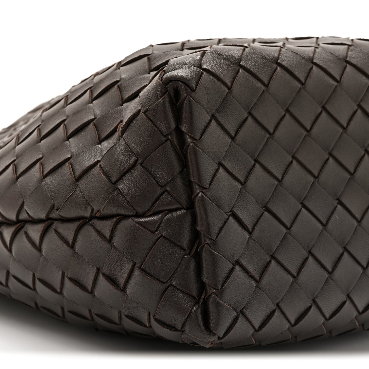 Nappa Intrecciato Small Andiamo Bucket Bag Fondant