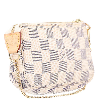 Louis Vuitton Damier Azur Mini Pochette Accessories 3 of 10