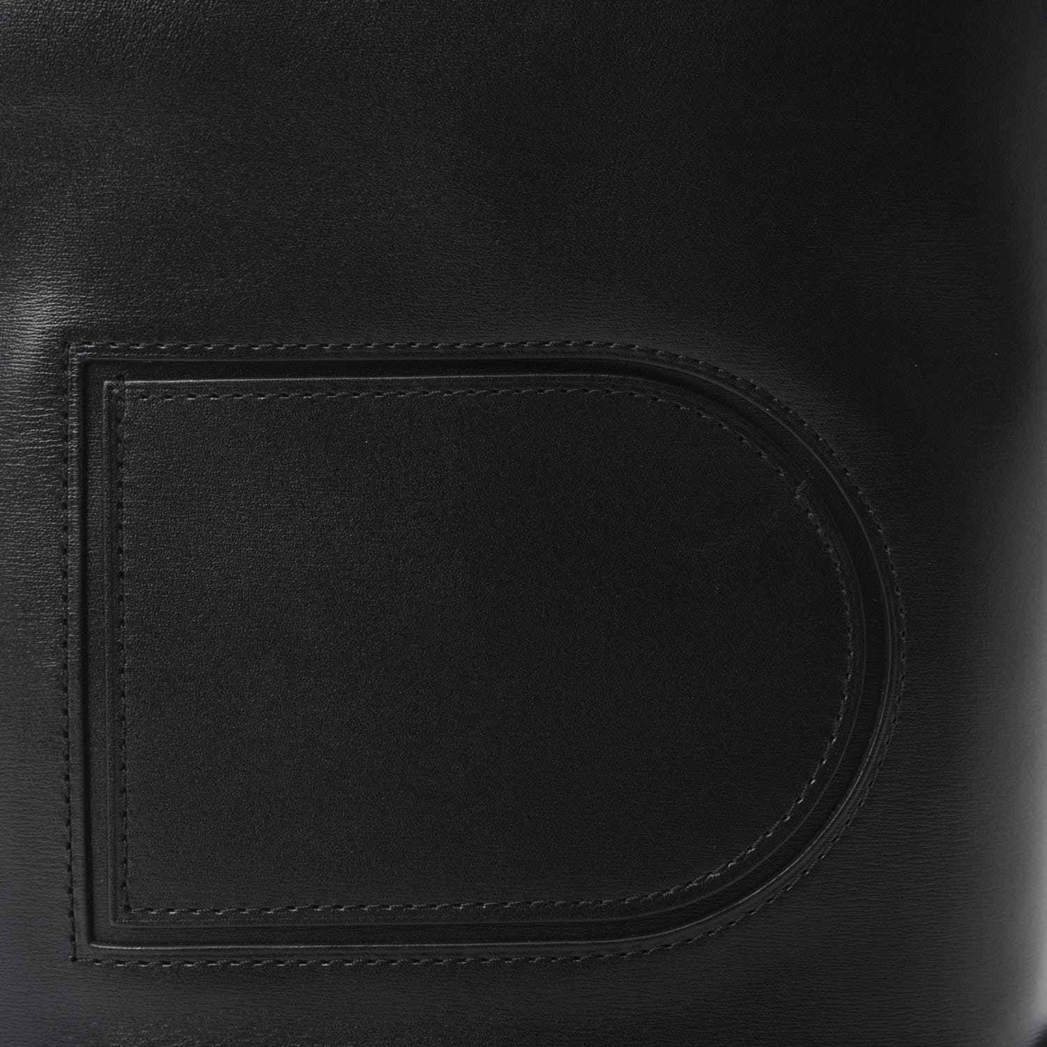 Delvaux Calfskin Mini Pin Bucket Black Pink 10 of 10