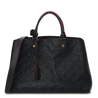 Louis Vuitton Empreinte Montaigne GM Marine Rouge 1 of 10