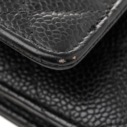 Chanel Caviar Quilted Wallet on Chain WOC Black 11 of 15