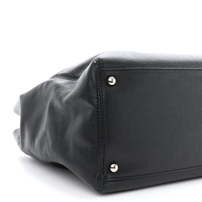 Chanel Calfskin Cerf Executive Shopper Tote Black 10 of 19