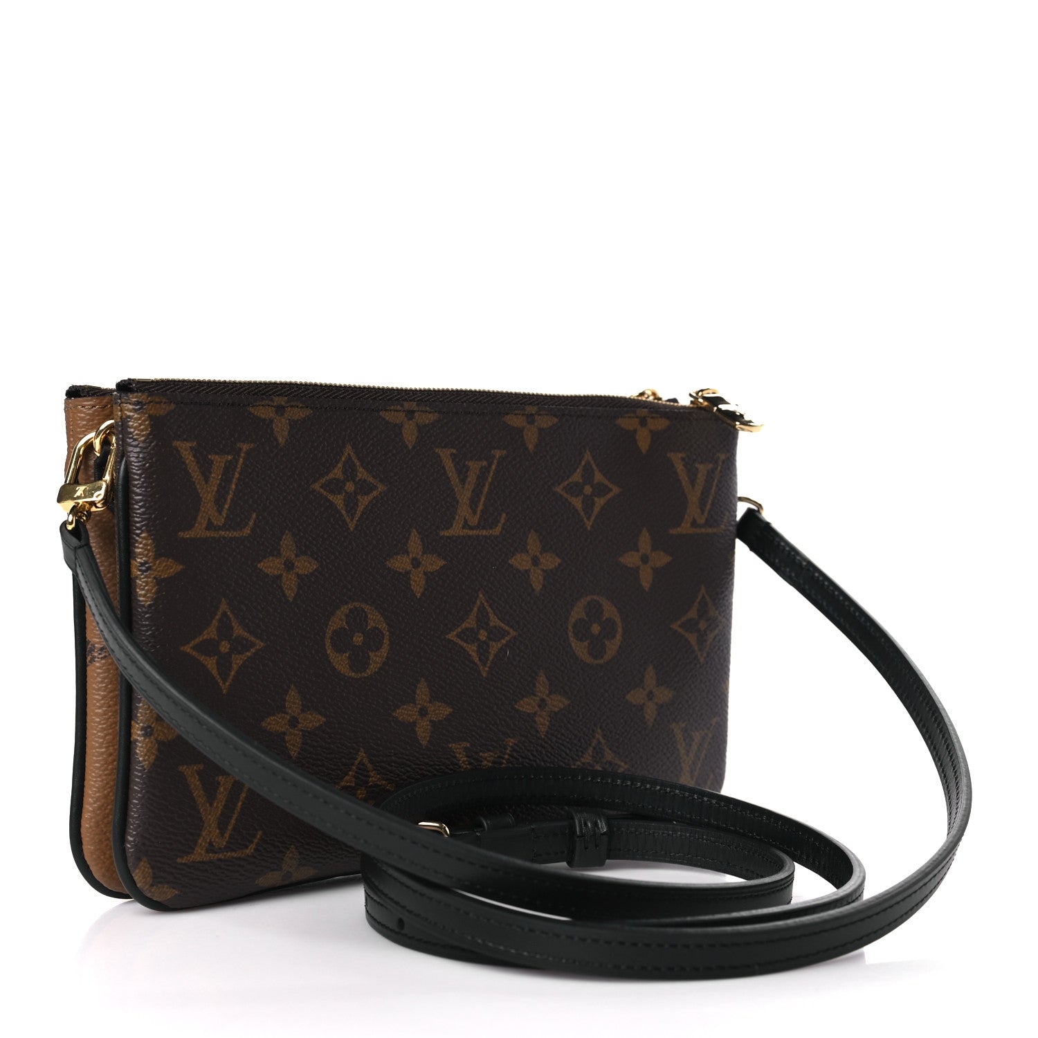 Louis Vuitton Reverse Monogram Giant Double Zip Pochette 3 of 10