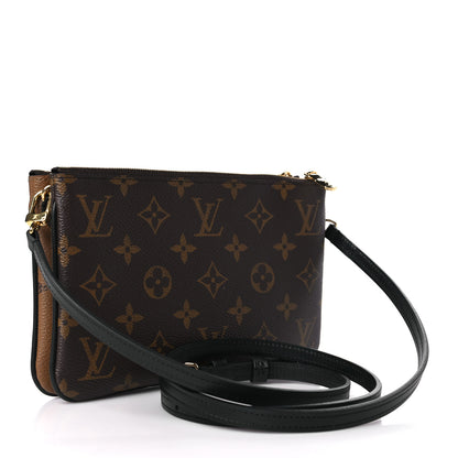 Louis Vuitton Reverse Monogram Giant Double Zip Pochette 3 of 10