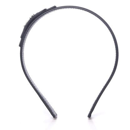 Gucci Grosgrain Childrens Logo Bow Headband Black 3 of 6