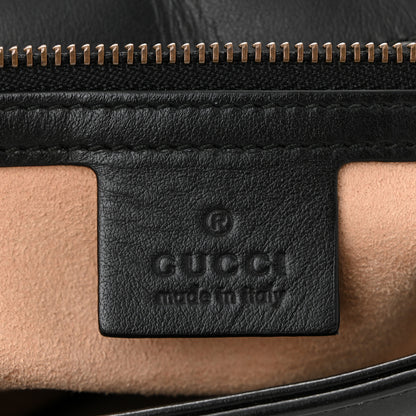 Gucci Calfskin Matelasse Large GG Marmont Shoulder Bag Black 6 of 12