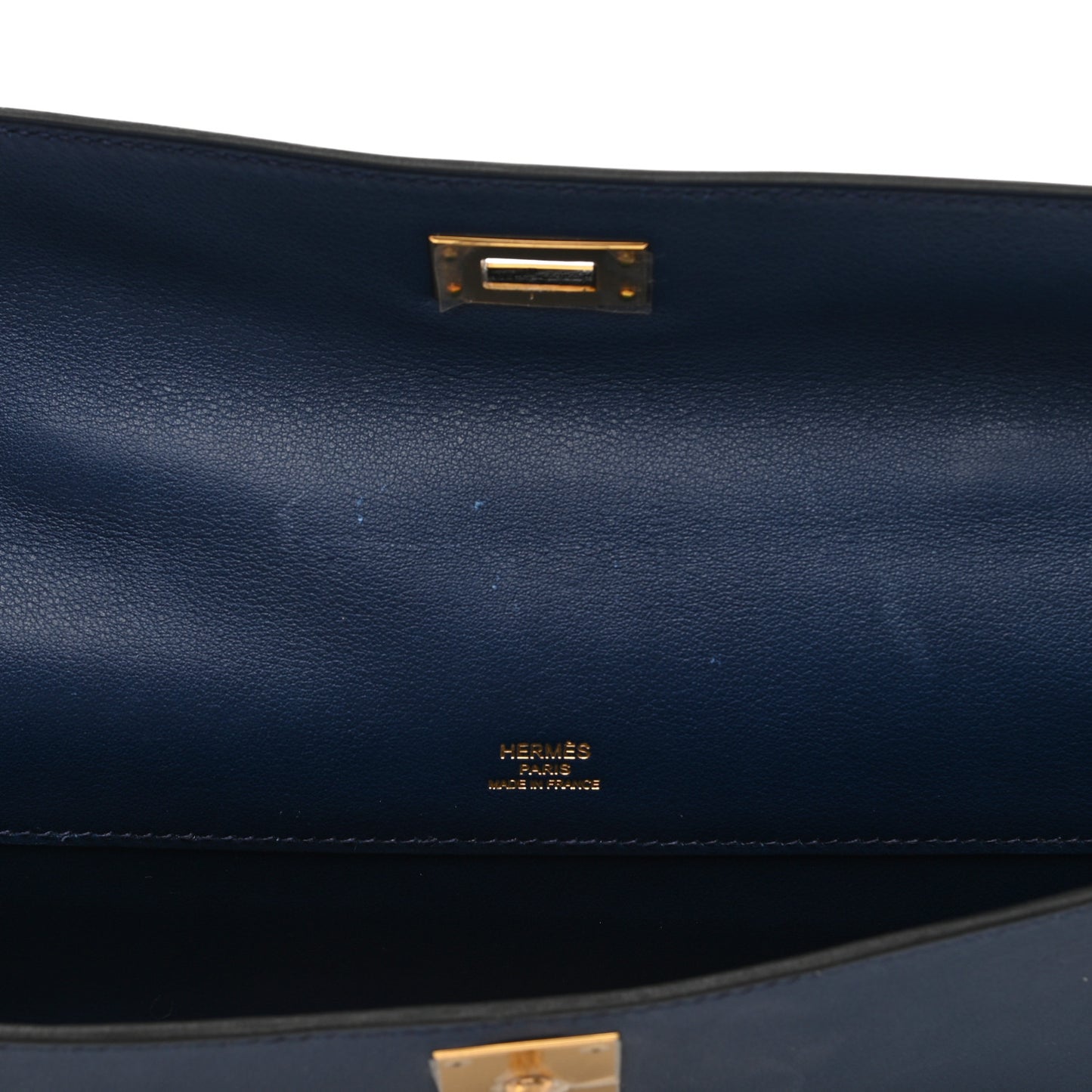 Swift Kelly Cut Clutch Pochette Bleu De Malte