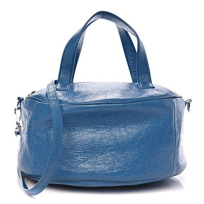 Balenciaga Agneau Arena Round Air Hobo Bleu De Prusse 1 of 10