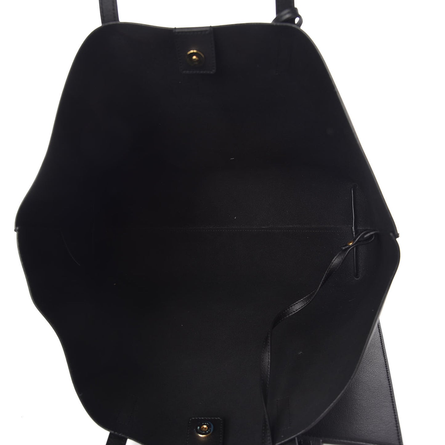 Calfskin Large Shopping Tote Black