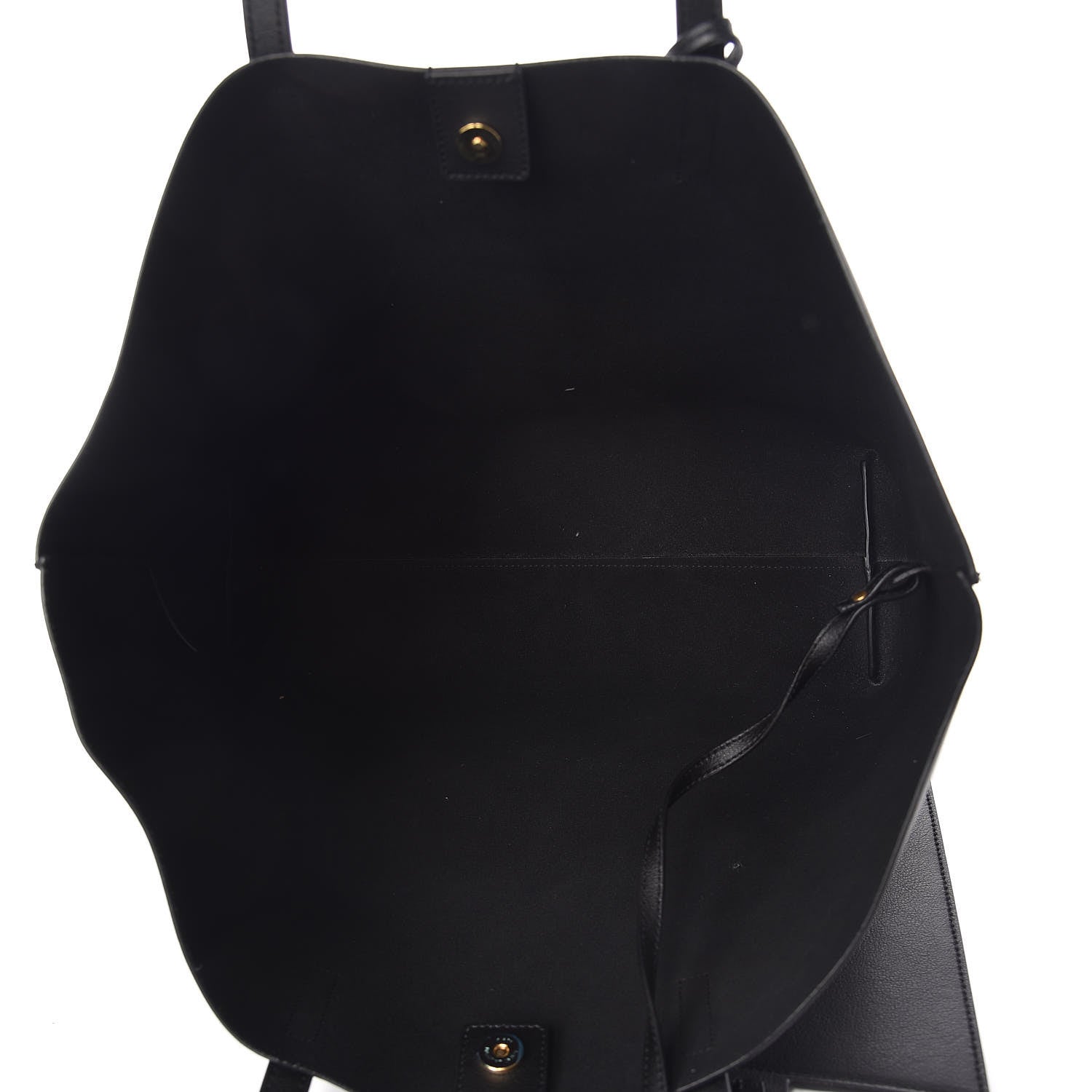 Saint Laurent Calfskin Large Shopping Tote Black 7 of 10