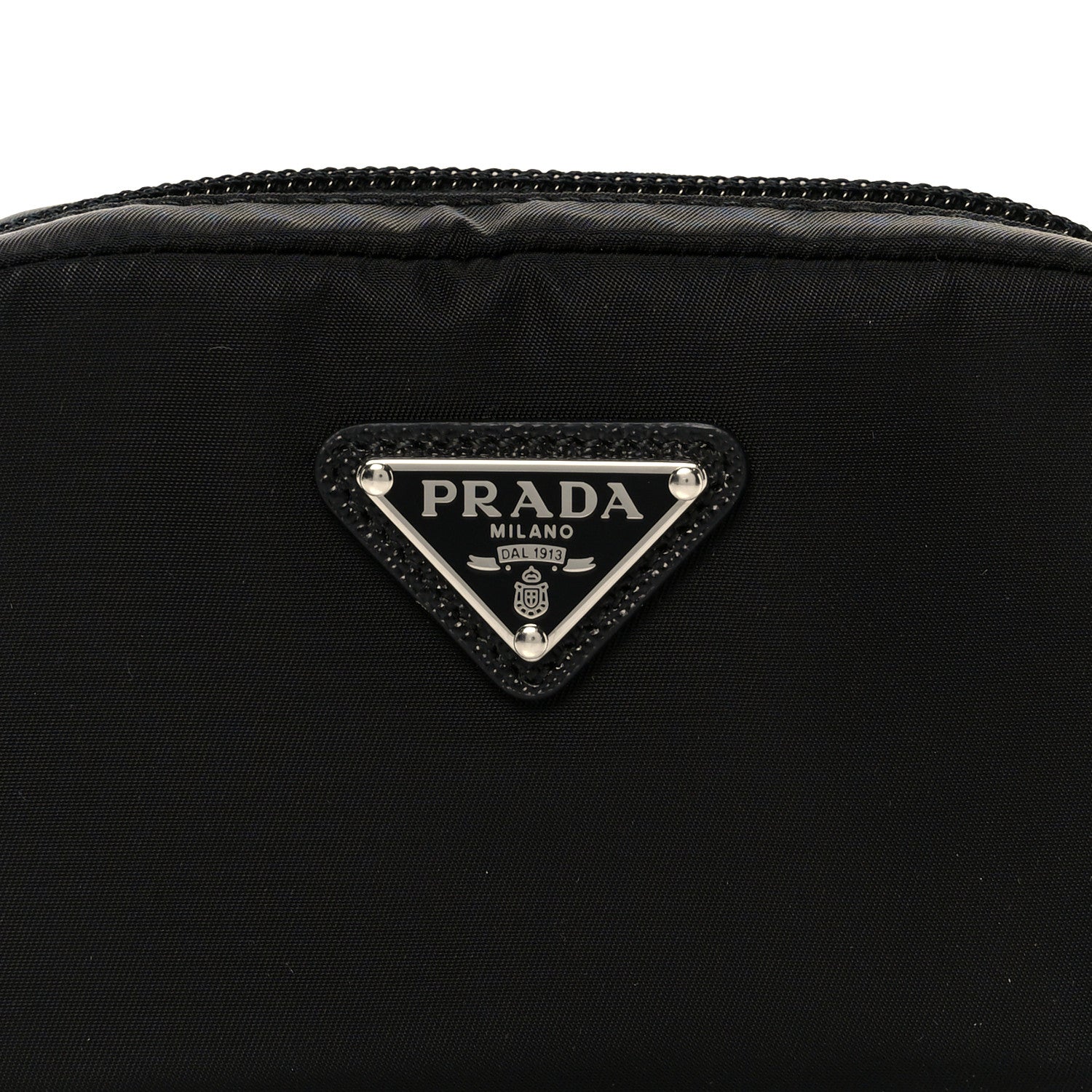 Prada Re-Nylon Saffiano Cosmetic Pouch Black 7 of 7