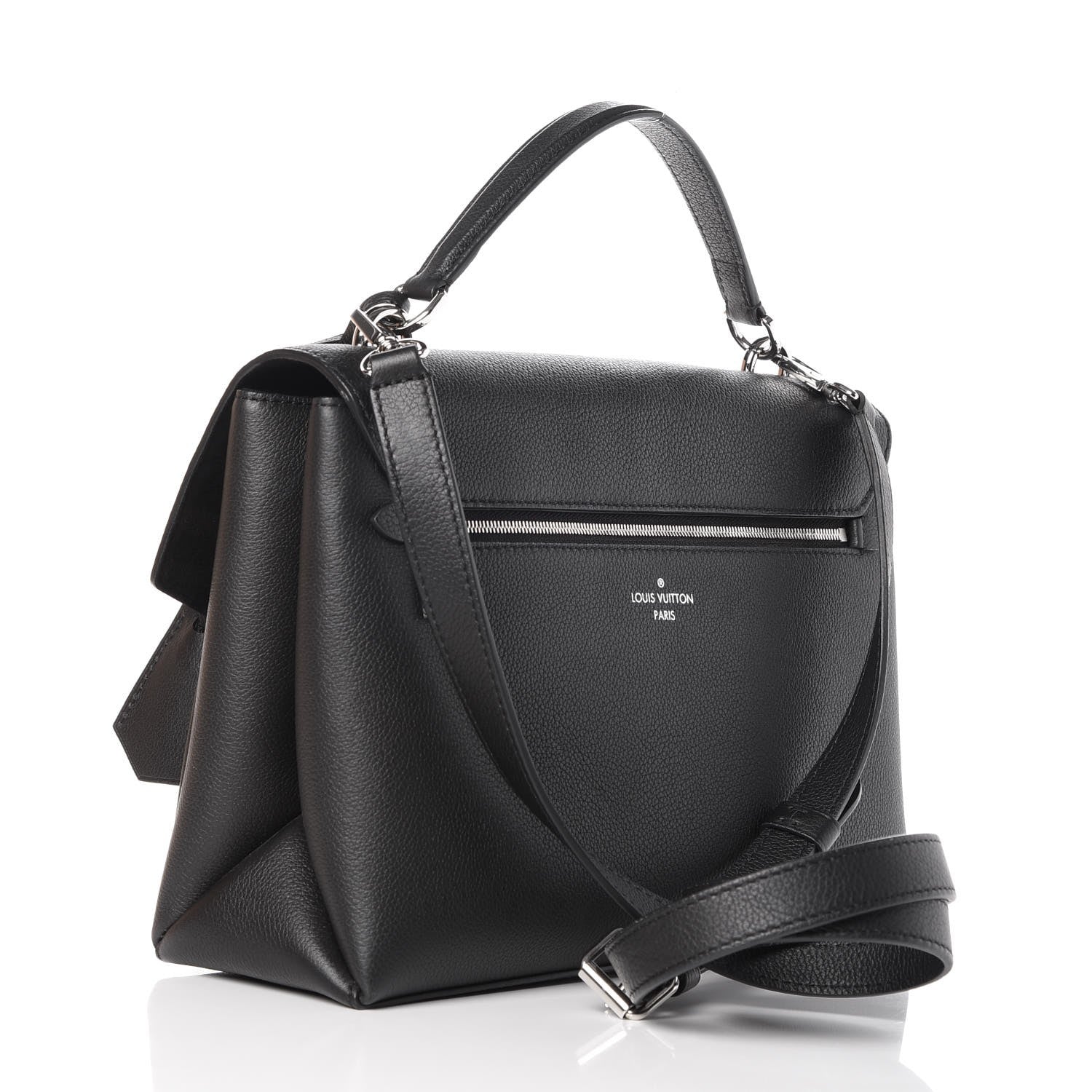 Louis Vuitton Soft Calfskin My Lockme Top Handle Black 3 of 8
