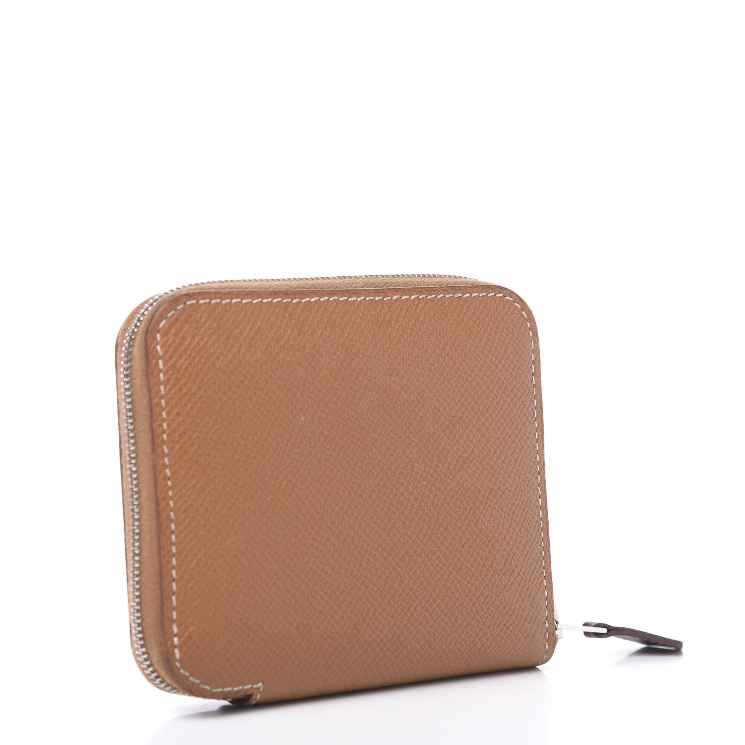Hermes Epsom Silk'in Compact Wallet Gold 2 of 6