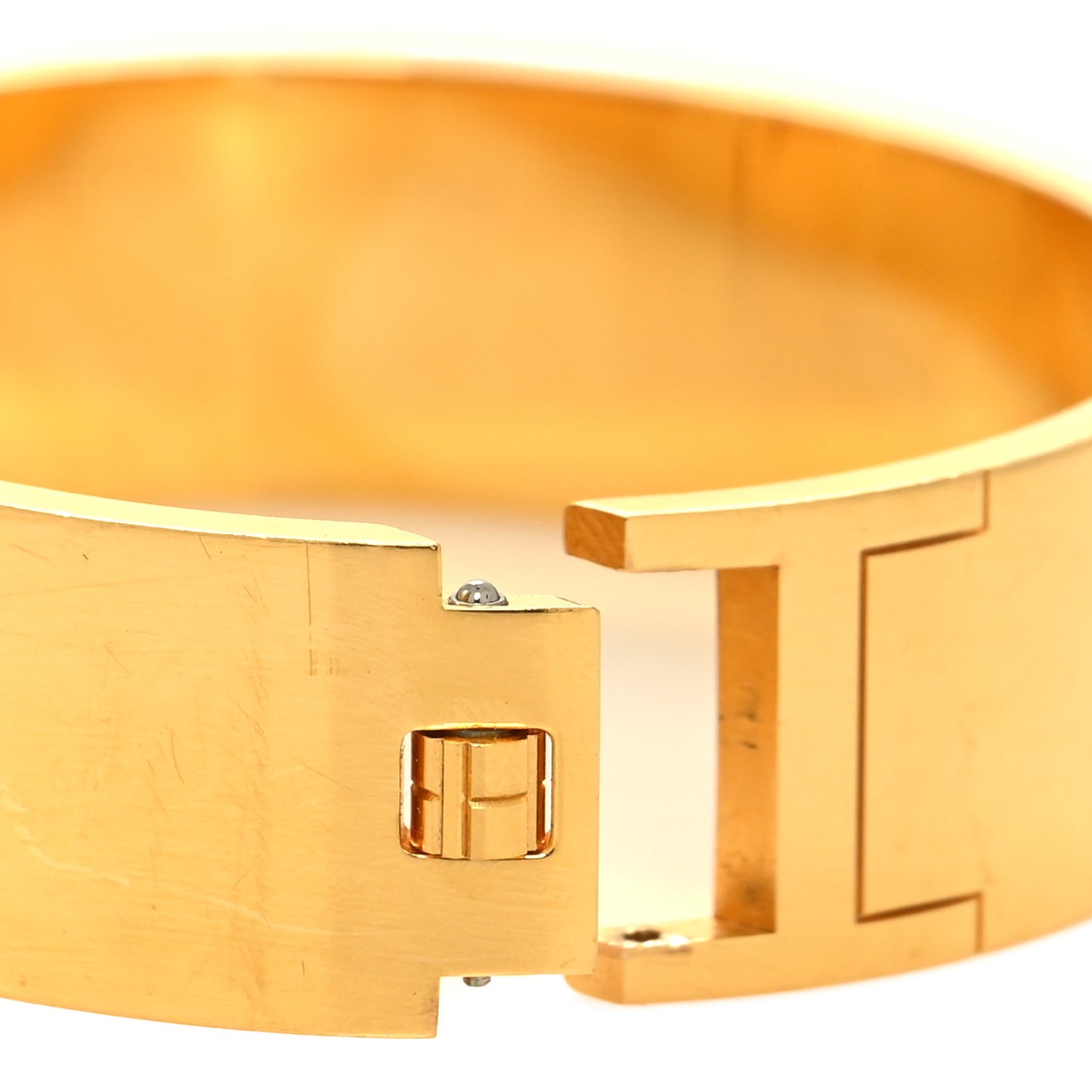 Enamel Printed Wide Thalassa Boats Hinged Bracelet