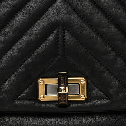 Lanvin Lambskin Quilted Medium Happy Shoulder Bag Black 8 of 11
