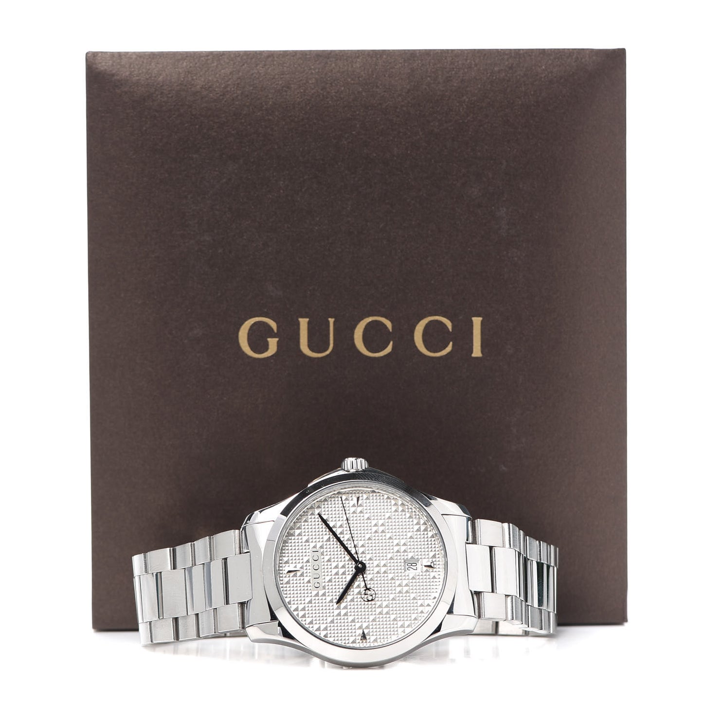 Stainless Steel 38mm G-Timeless Diamante Quartz Watch