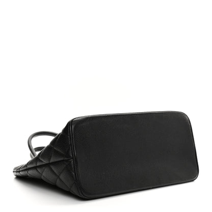Chanel Caviar Quilted Medallion Tote Black 6 of 19