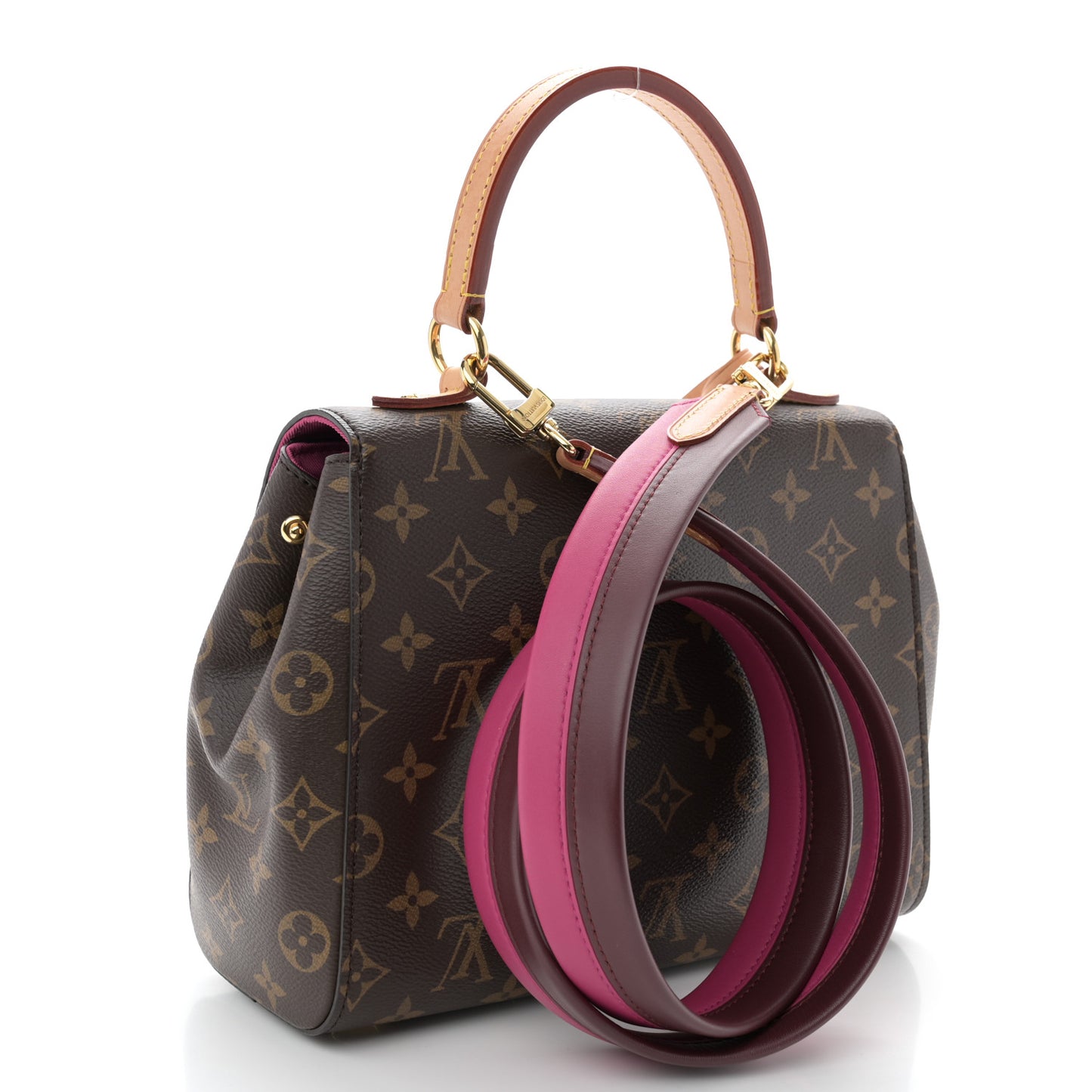 Monogram Cluny BB Bordeaux Fuchsia