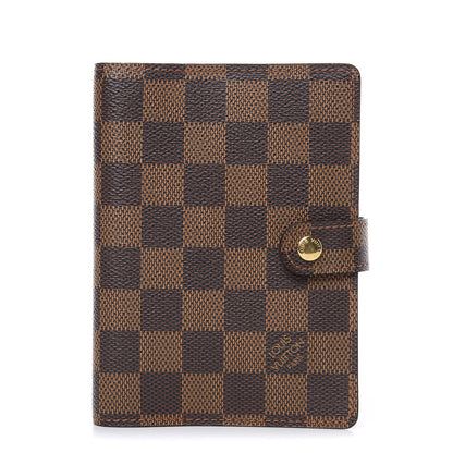 Louis Vuitton Damier Ebene Small Ring Agenda Cover 1 of 6