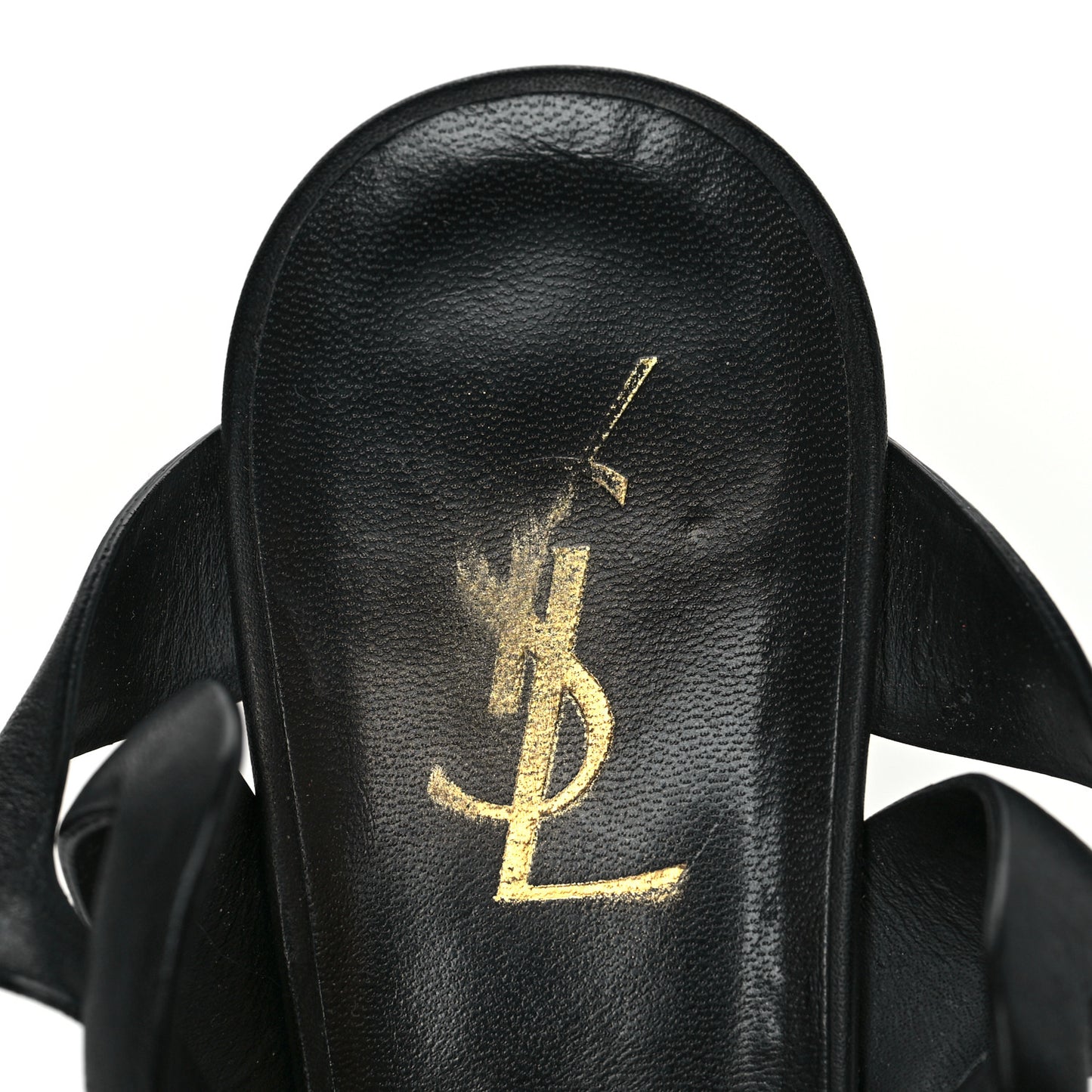 Calfskin Tribute 105 Platform Sandals 39 Black