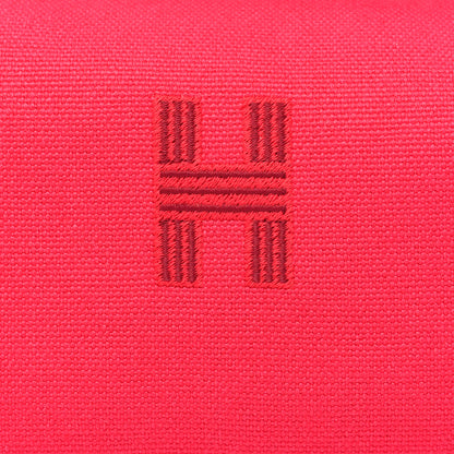 Hermes Canvas Small Bride-A-Brac Pouch Hibiscus 7 of 9