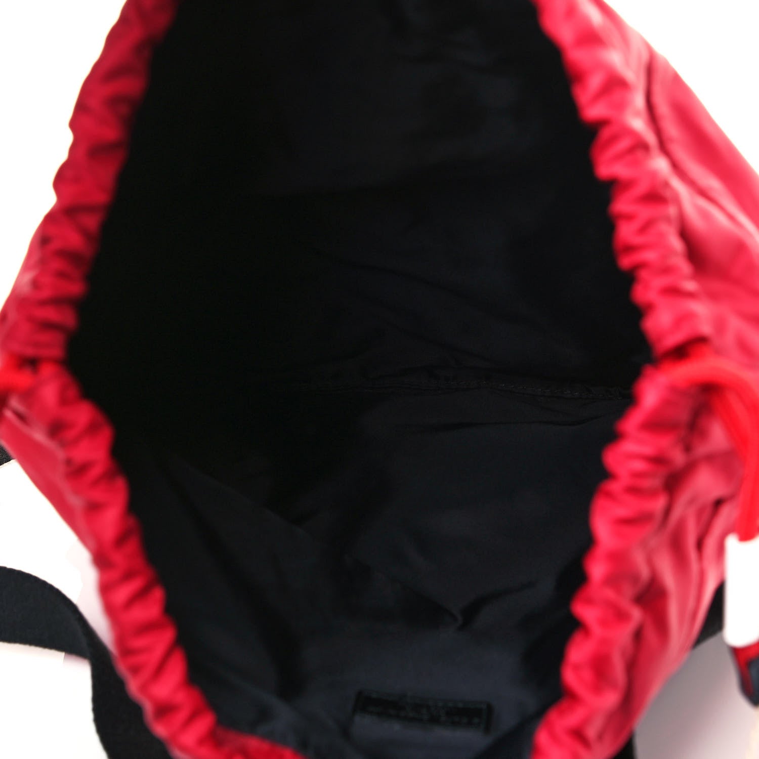 Dolce & Gabbana Nylon DG Drawstring Backpack Red White 4 of 10