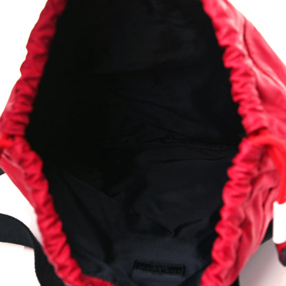 Dolce & Gabbana Nylon DG Drawstring Backpack Red White 4 of 10