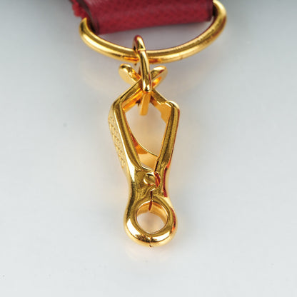 Hermes Courchevel Kelly Sellier 35 Rouge Vif 25 of 27
