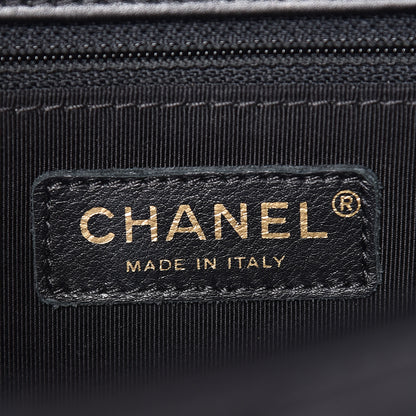 Chanel Lambskin Quilted Large Boy Flap Black 8 of 11