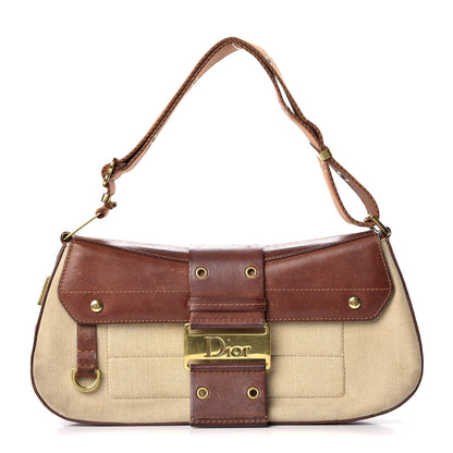 Christian Dior Canvas Calfskin Street Chic Columbus Ave Brown 1 of 12
