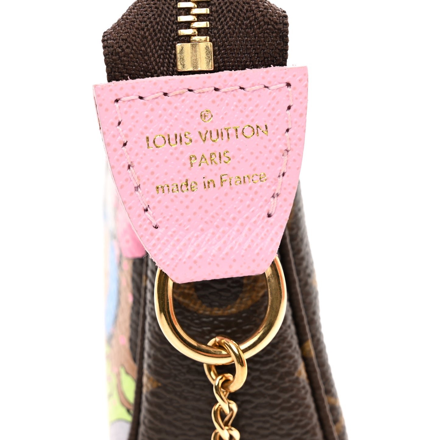 Monogram 2021 Christmas Animation Japanese Garden Mini Pochette Accessories Wisteria Pink